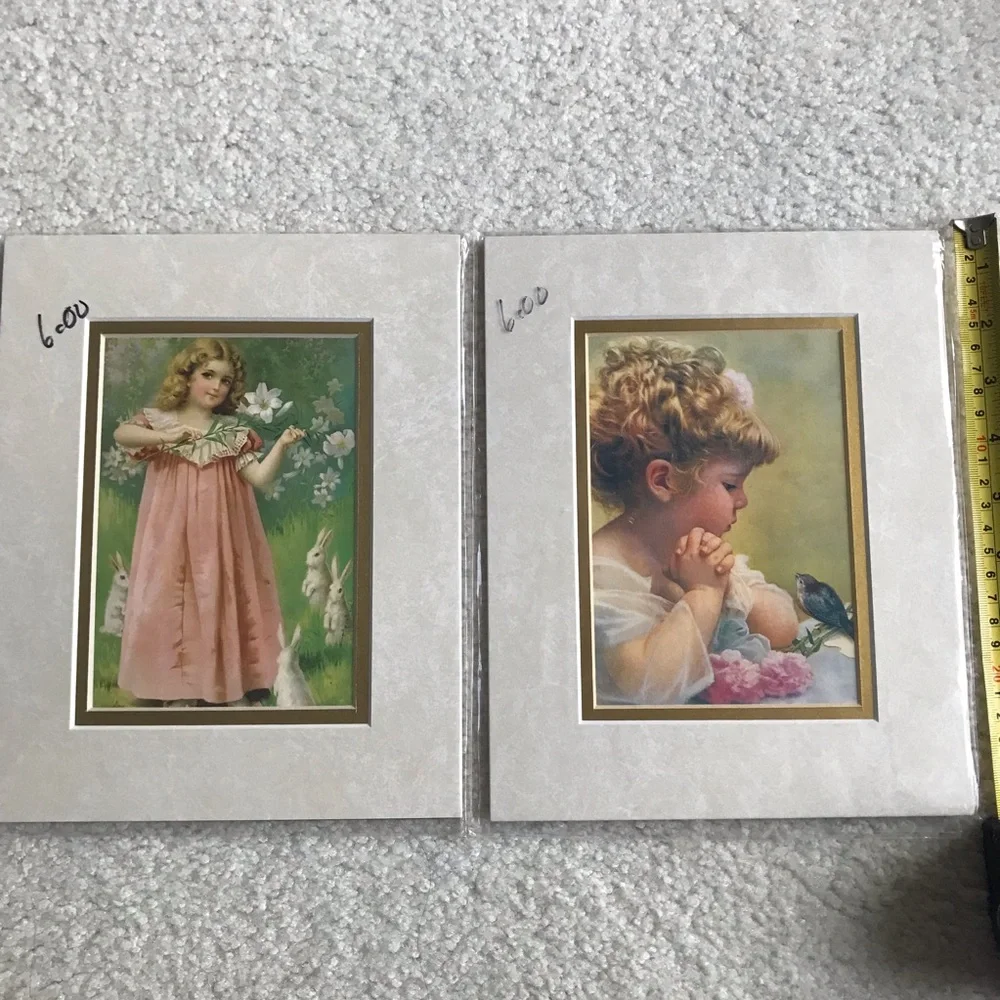 NWOT 8x10 Vantage Art Prints – Children with Nature Theme (Set of 2)
